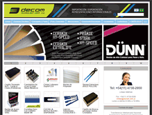 Tablet Screenshot of decom.com.ar